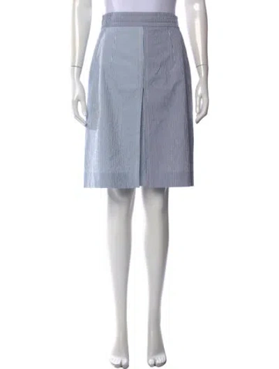 Pre-owned Akris Punto Striped Knee-length Skirt In Multi