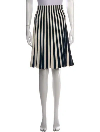 Pre-owned Akris Punto Striped Mini Skirt In Multi