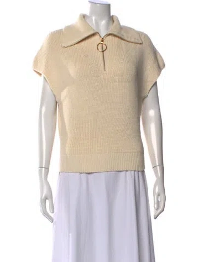 Pre-owned Akris Punto Sweater In White