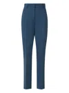 Akris Punto Feryn Tapered-leg Ankle Pants In Blau
