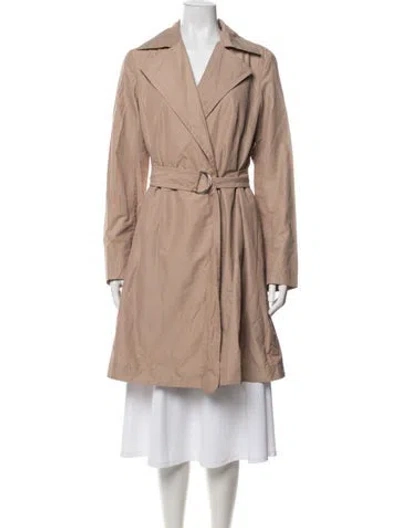 Pre-owned Akris Punto Trench Coat In Brown