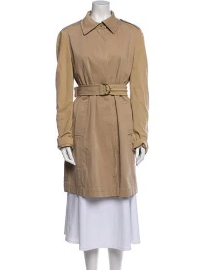 Pre-owned Akris Punto Trench Coat In Neutral