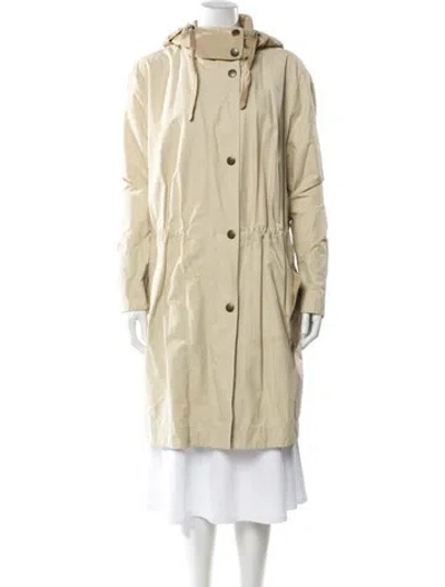 Pre-owned Akris Punto Trench Coat In Neutral