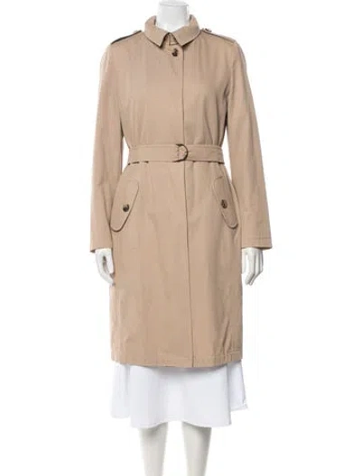 Pre-owned Akris Punto Trench Coat In Neutrals