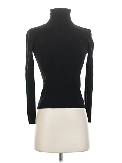 Pre-owned Akris Punto Turtleneck Sweater In Black