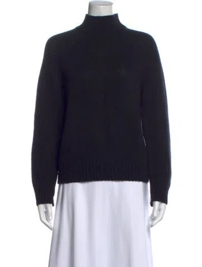 Pre-owned Akris Punto Turtleneck Sweater W/ Tags In Black