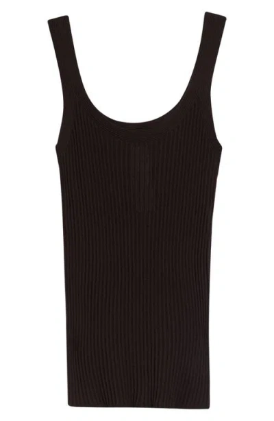 Akris Punto Twisted Rib Cotton Tank In Black