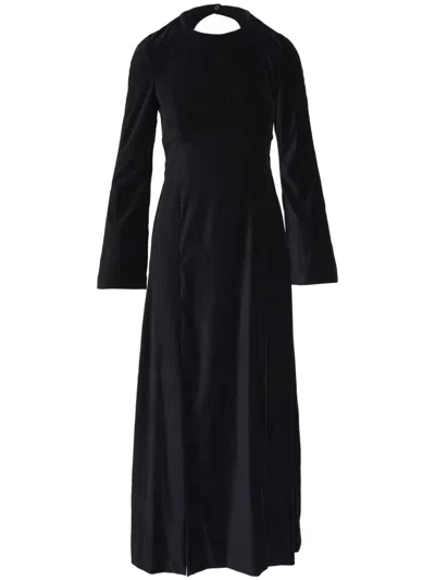 Akris Punto Velvet Dress In Black