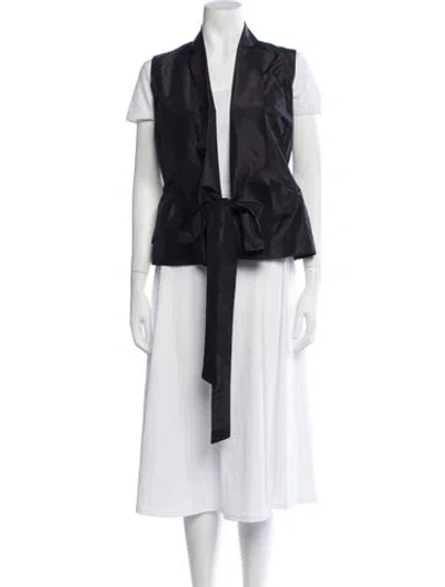 Pre-owned Akris Punto Vest In Black