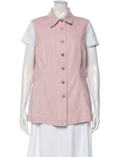 Pre-owned Akris Punto Vest In Pink