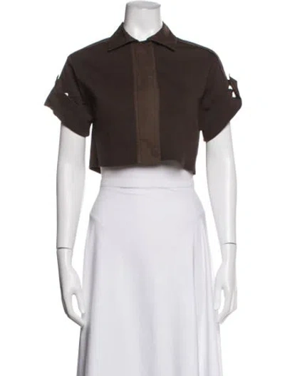 Pre-owned Akris Punto Vintage Jacket In Brown