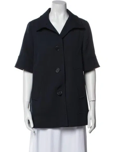 Pre-owned Akris Punto Virgin Wool Coat In Multi