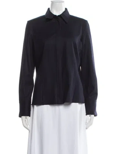 Pre-owned Akris Punto Virgin Wool Jacket In Gray