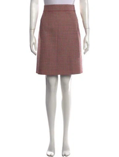 Pre-owned Akris Punto Virgin Wool Mini Skirt In Neutrals