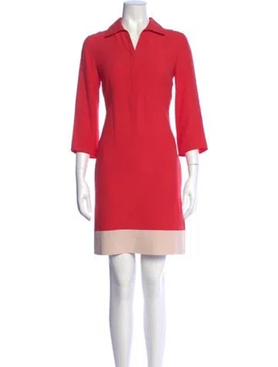 Pre-owned Akris Punto V-neck Mini Dress