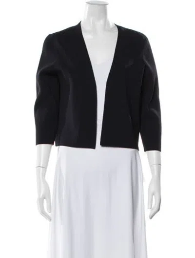 Pre-owned Akris Punto V-neck Sweater In Black