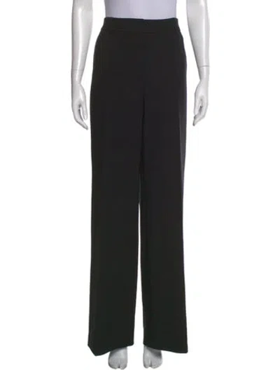 Pre-owned Akris Punto Wide Leg Pants In Black