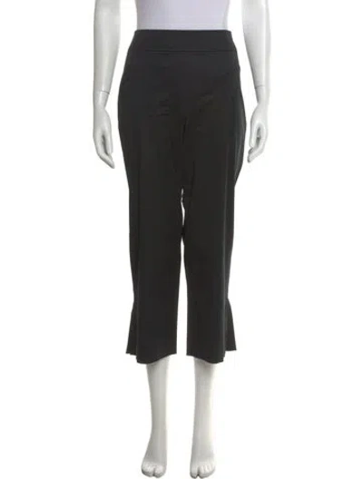Pre-owned Akris Punto Wide Leg Pants In Black