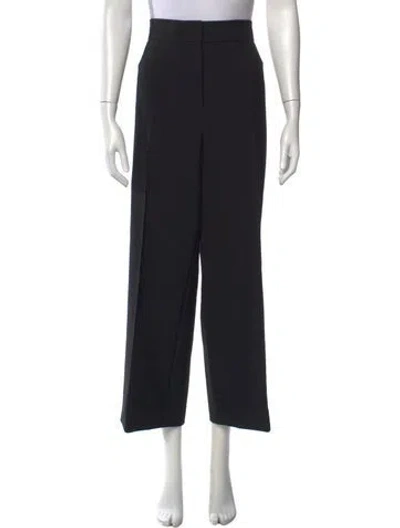 Pre-owned Akris Punto Wide Leg Pants In Black