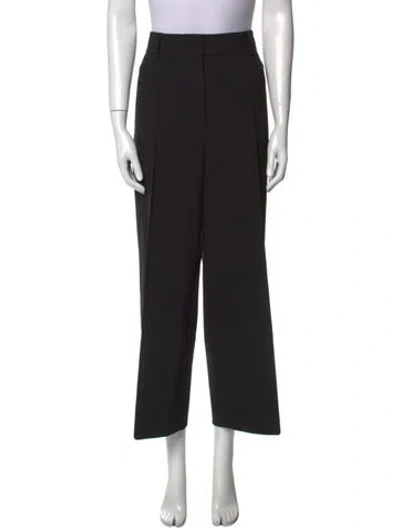 Pre-owned Akris Punto Wide Leg Pants In Black