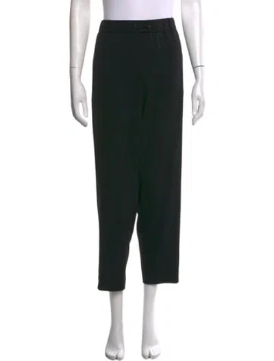 Pre-owned Akris Punto Wide Leg Pants In Black