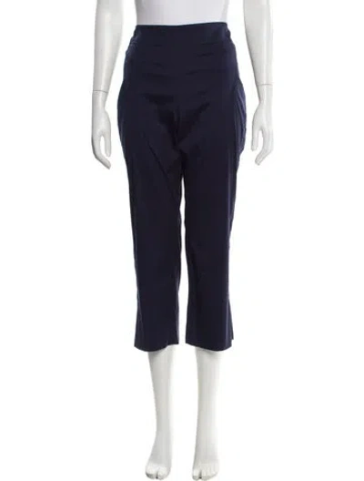 Pre-owned Akris Punto Wide Leg Pants In Blue