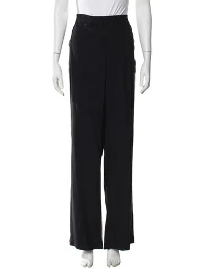 Pre-owned Akris Punto Wide Leg Pants In Blue