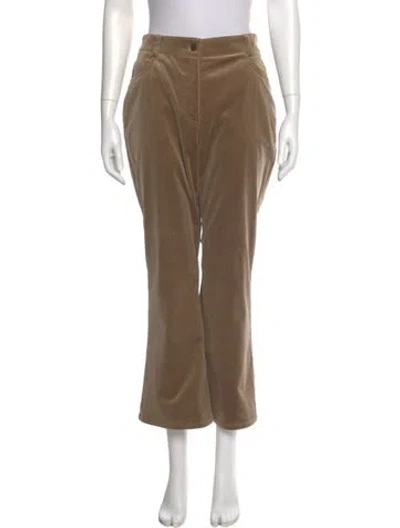 Pre-owned Akris Punto Wide Leg Pants In Brown