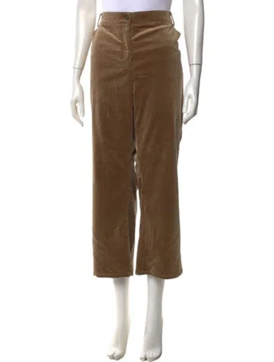 Pre-owned Akris Punto Wide Leg Pants In Brown