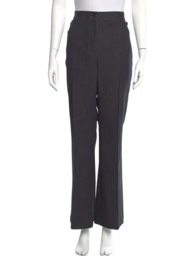 Pre-owned Akris Punto Wide Leg Pants In Gray