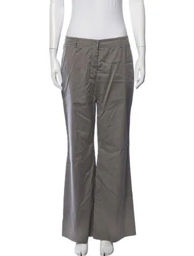 Pre-owned Akris Punto Wide Leg Pants In Grey