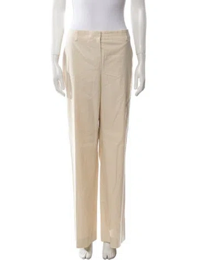 Pre-owned Akris Punto Wide Leg Pants In Neutral