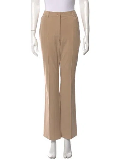 Pre-owned Akris Punto Wide Leg Pants In Neutral