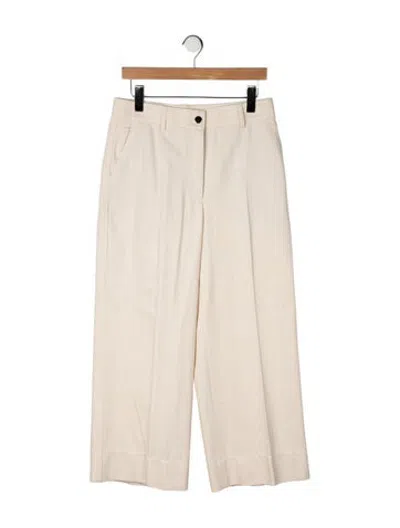 Pre-owned Akris Punto Wide Leg Pants In Neutrals