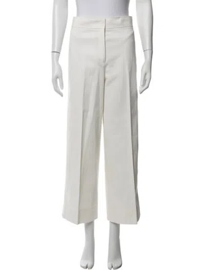 Pre-owned Akris Punto Wide Leg Pants In Neutrals