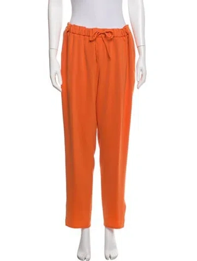 Pre-owned Akris Punto Wide Leg Pants In Orange