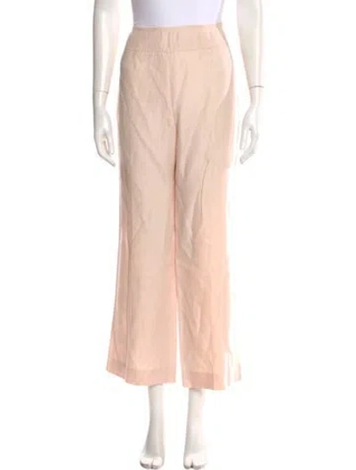 Pre-owned Akris Punto Wide Leg Pants In Pink