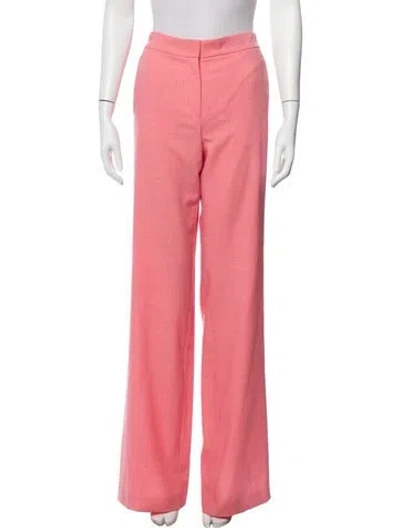 Pre-owned Akris Punto Wide Leg Pants In Pink