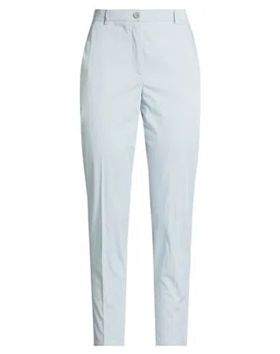 Akris Punto Woman Pants Grey Size 10 Cotton, Elastane In Blue