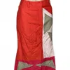 Akris Punto Women's Abstract Midi Skirt In Red/pink In Multi