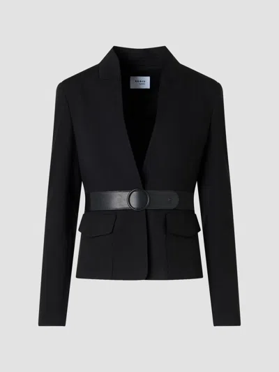 Akris Punto Women's Belted Jacket In Black
