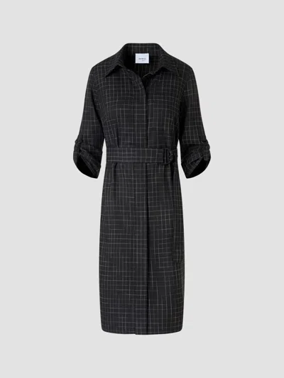 Akris Punto Women's Check Knee-length Shirtdress