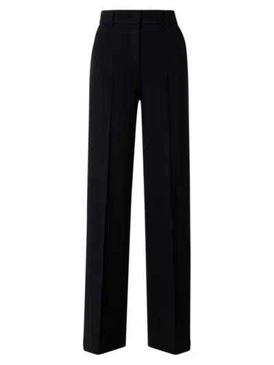 Akris Punto Women's Chiaro Wide-leg Trousers In Black