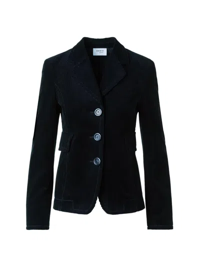 Akris Punto Women's Cotton Corduroy Jacket In Black