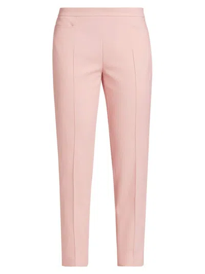 Akris Punto Women's Franca Seamed Ankle Trousers In Pale Pink