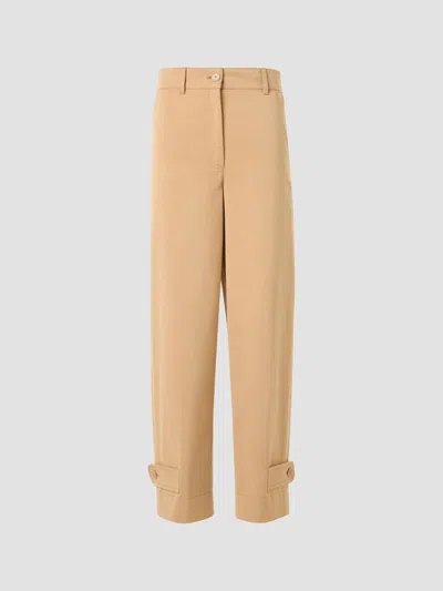 Akris Punto Fraser Cotton Gabardine Barrel-leg Ankle Pants In Neutral