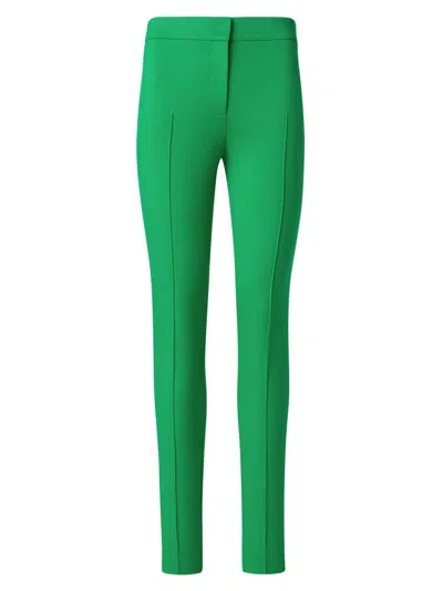 Akris Punto Women's Mara Stretch Jersey Pants In Green