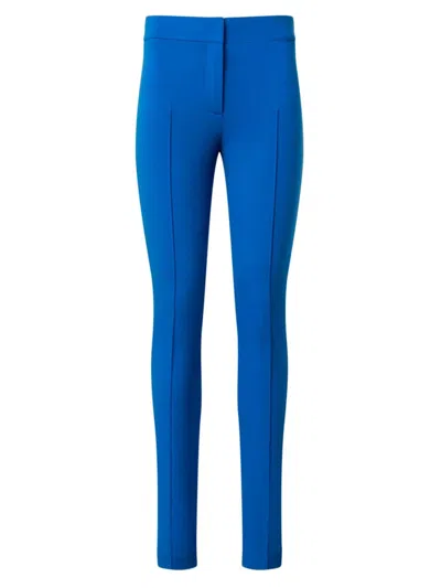 Akris Punto Women's Mara Stretch Trousers In Tech Blue