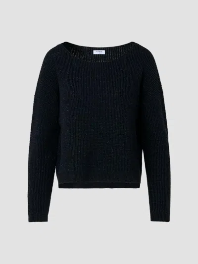 Akris Punto Women's Metallic Wool-blend Sweater In Blue