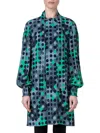 Akris Punto Women's Polka-dot Print Mini Dress In Blue Multi